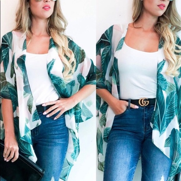 Other - Tropical Print Kimono 🏝